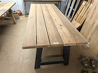 Tuintafel teak 260 x 95cm - afbeelding 1 van  4