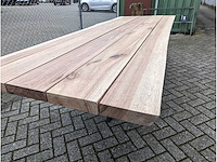 Tuintafel teakhout 280x100cm