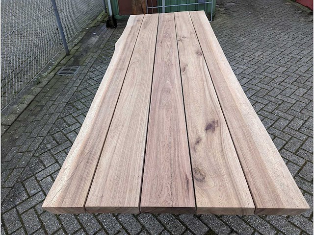 Tuintafel teakhout 280x100cm - afbeelding 2 van  2