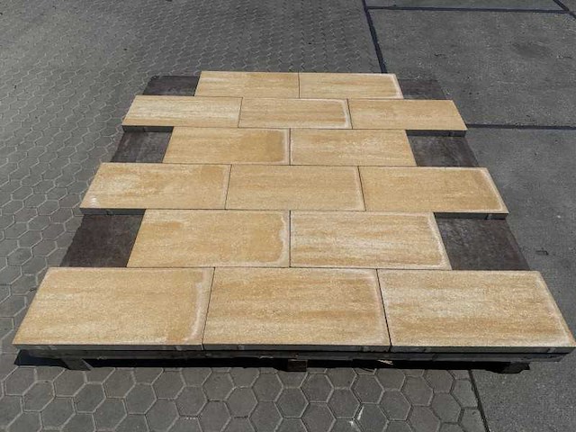 Tuintegels van beton (ca. 60,4m²) - afbeelding 1 van  5
