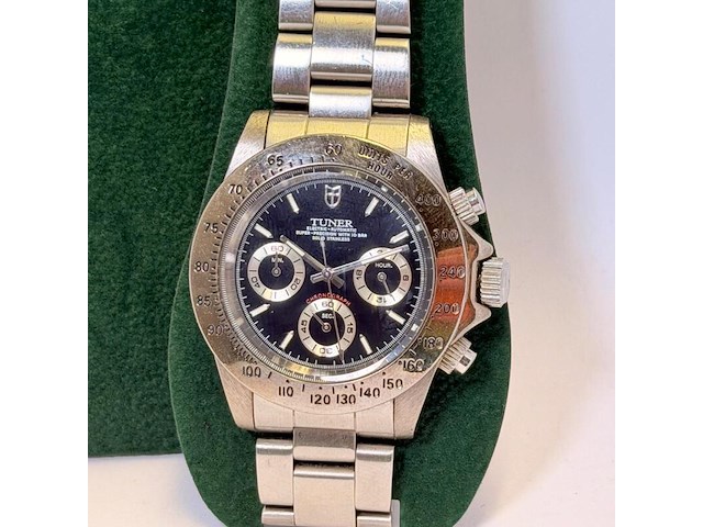 Tuner chronograph herenhorloge - homage daytona model - afbeelding 1 van  10