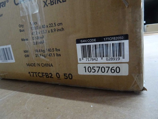 Tunturi - cardio fit x-bike b25 - hometrainer - afbeelding 4 van  4