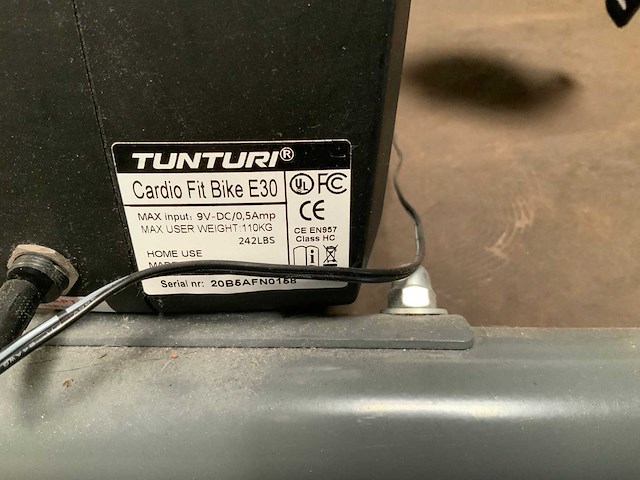 Tunturi cardio fit bike 30 hometrainer - afbeelding 3 van  3