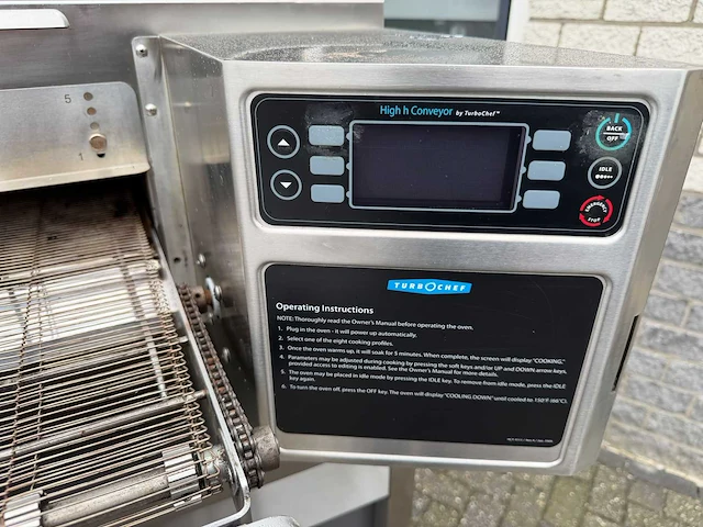 Turbo chef - pizza bandoven - pizza-oven - afbeelding 3 van  7