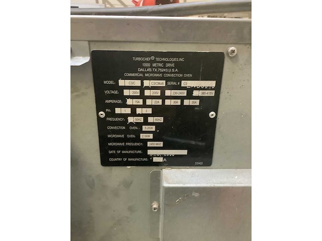 Turbo chef - afbeelding 6 van  8