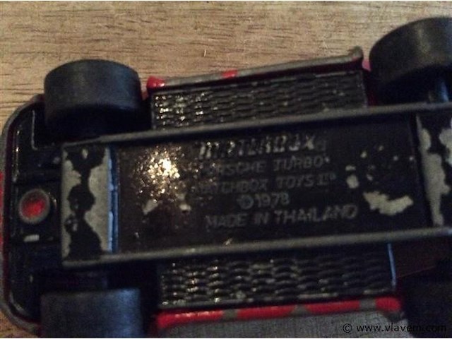 Turbo porsche matchbox - afbeelding 3 van  3
