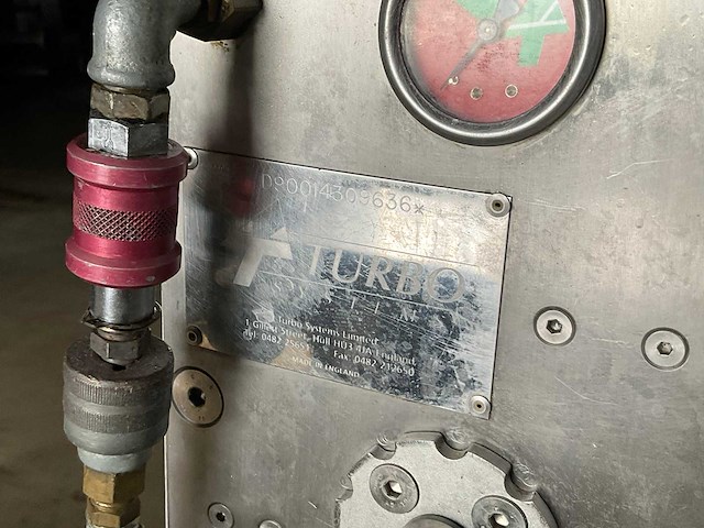 Turbo systems rvs afvulmachine - afbeelding 9 van  9