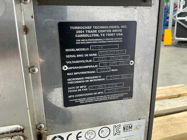 Turbochef - 11-ew - rapid oven - afbeelding 5 van  5