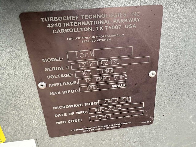 Turbochef - i5 - oven - afbeelding 6 van  6