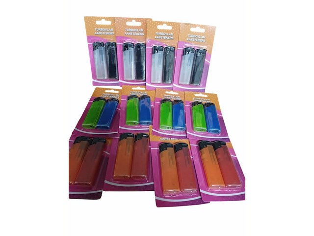 Turbovlam aanstekers 12 stuks - afbeelding 7 van  7
