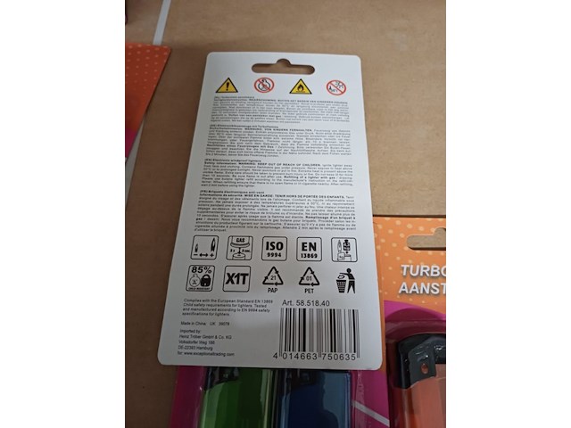 Turbovlam aanstekers 12 stuks - afbeelding 3 van  7