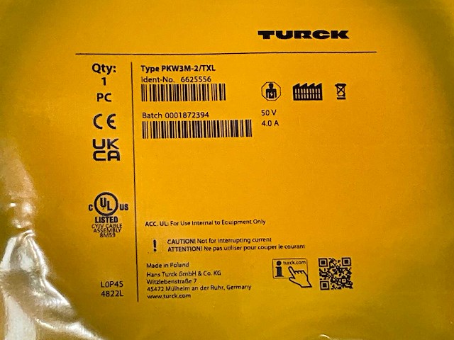 Turck pkw3m 2 txl sensorkabel (10x) - afbeelding 5 van  5