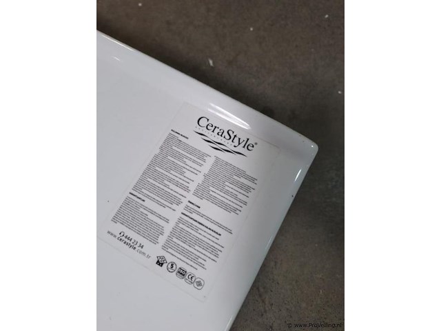 Turkuazseramik cerastyle wastafel met planchet arte - afbeelding 3 van  3