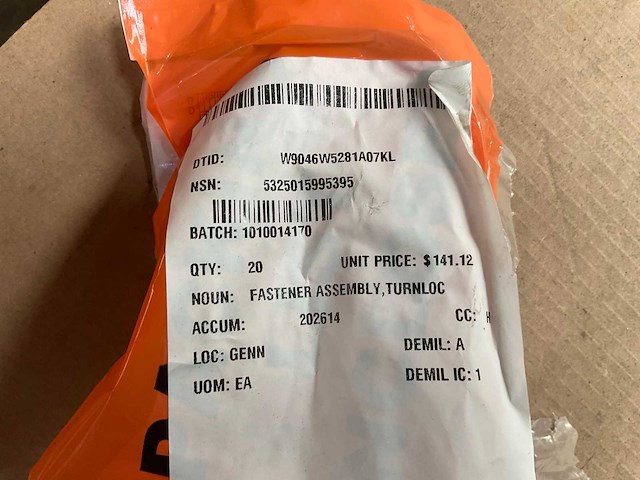Turnlock fastener assembly (20x) - afbeelding 5 van  5