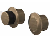 Turnstyle design push lock black bronze fine antique - p3008-bbfa - afbeelding 2 van  2