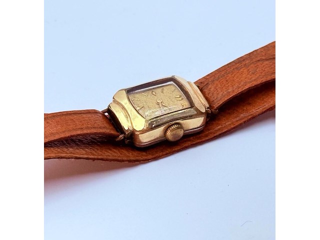 Tusal ''deco gold watch'' 20 micron goldplated - afbeelding 1 van  7