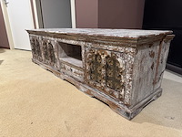 Tv- meubel, bruin/beige gemêleerd - afbeelding 2 van  4