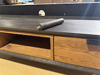 Tv- meubel, zwart + bruin - afbeelding 5 van  5