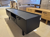 Tv-dressoir, label51, cali, zwart - afbeelding 3 van  5