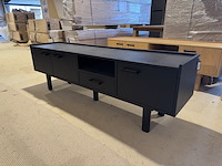 Tv-dressoir, label51, cali, zwart - afbeelding 2 van  5
