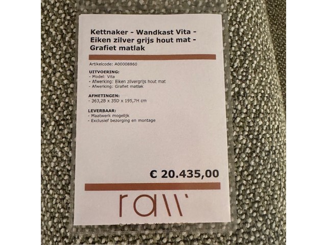 Tv-kast, kettnaker, vita, grafiet - afbeelding 2 van  8