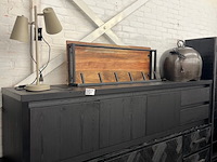 Tv kast toscane lamulux, noir zwart - afbeelding 1 van  6