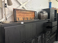 Tv kast toscane lamulux, noir zwart - afbeelding 6 van  6