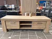 Tv-meubel 182x50x58 cm, 1x salontafel 165x102x69,5 cm - afbeelding 2 van  4
