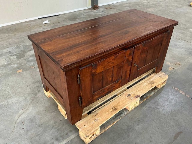 Tv meubel coloniaal 60,5x128x58,5cm - afbeelding 3 van  7