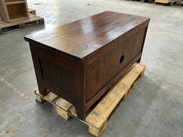 Tv meubel coloniaal 60,5x128x58,5cm - afbeelding 5 van  7