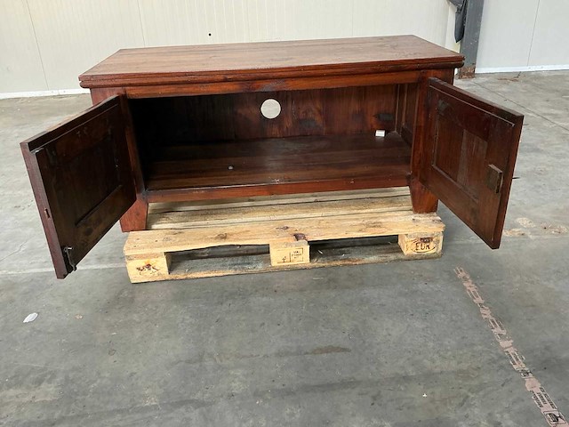 Tv meubel coloniaal 60,5x128x58,5cm - afbeelding 7 van  7