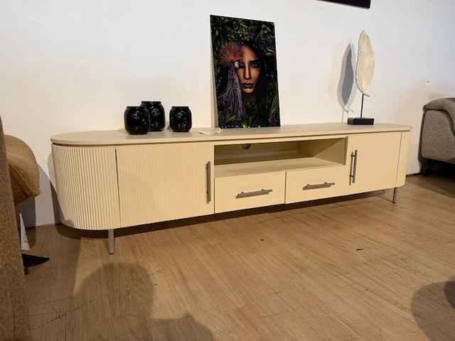 Tv-meubel créme - afbeelding 2 van  6