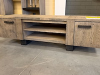 Tv meubel, grijs, 160x50x50 cm