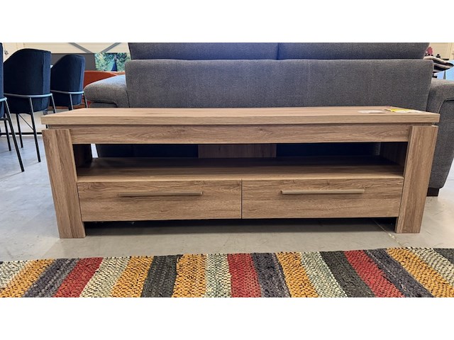 Tv meubel, grijseiken, 150x40x50 cm - afbeelding 1 van  3