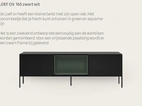 Tv-meubel incl. frame + 2 cocons, raat, loef 165 ov, zwart - afbeelding 2 van  7