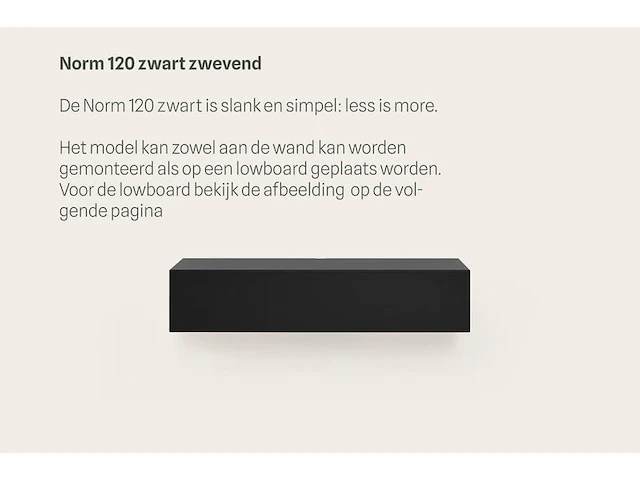 Tv-meubel incl. lowboard-onderstel, raat, norm 120, zwart - afbeelding 2 van  5