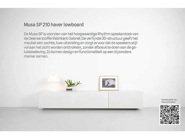 Tv-meubel + lowboard, raat, musa 140 sp, haver - afbeelding 1 van  4