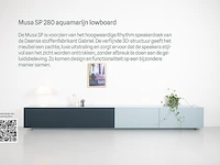 Tv-meubel + lowboard, raat, musa 280 sp, aquamarijn