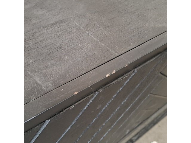 Tv meubel | mangohout | visgraat, 2026 - afbeelding 5 van  7