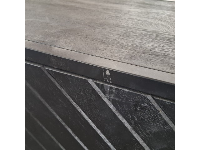 Tv meubel | mangohout | visgraat, 2026 - afbeelding 6 van  7