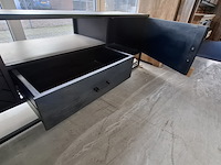 Tv meubel, mangohout, zwart - afbeelding 4 van  7