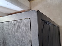 Tv meubel, mangohout, zwart - afbeelding 6 van  7