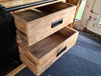 Tv meubel, mangohout - afbeelding 6 van  7