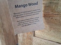 Tv meubel, mangohout - afbeelding 7 van  7