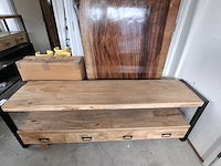 Tv meubel, mangohout - afbeelding 3 van  7