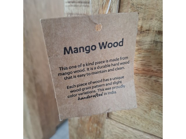 Tv meubel, mangohout - afbeelding 6 van  7