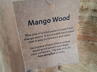 Tv meubel, mangohout - afbeelding 6 van  7