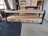 Tv meubel, mangohout - afbeelding 2 van  8