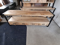 Tv meubel, mangohout - afbeelding 3 van  8