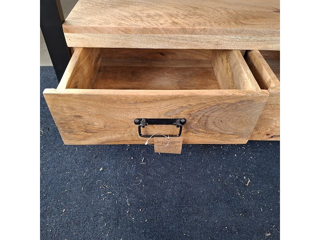 Tv meubel, mangohout - afbeelding 5 van  8